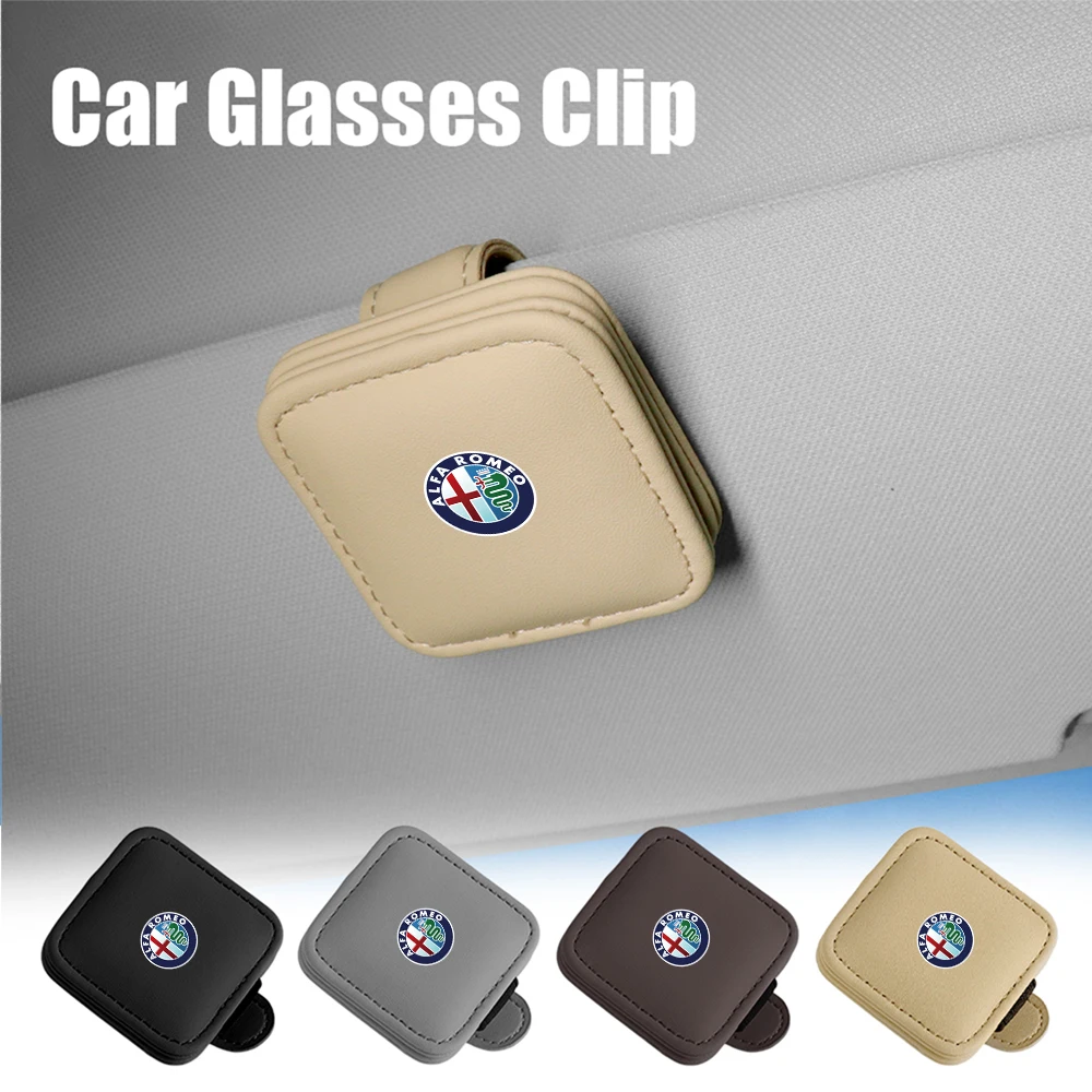

Car Sunglasses Holder Sun Visor Sunglasses Clip Sunglasses Card Ticket Holder For Alfa Romeo Giulia 159 147