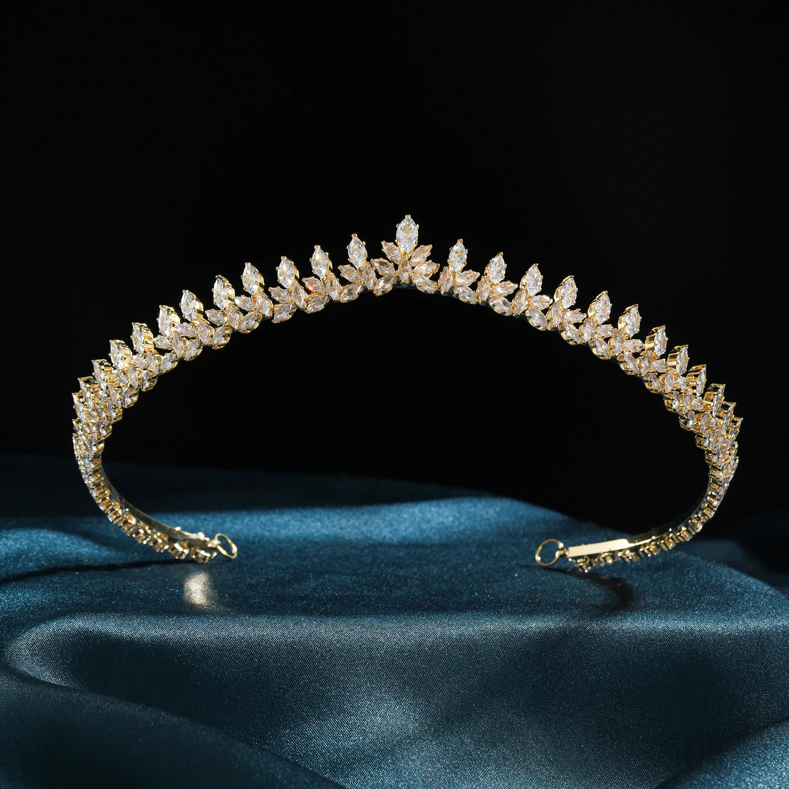 Coronas y Tiaras de Boda para Reina, Novia, Accesorios de Joyería para el Cabello, Tiara Nupcial de Circones para Mujer, Tocado de Boda, Corona
