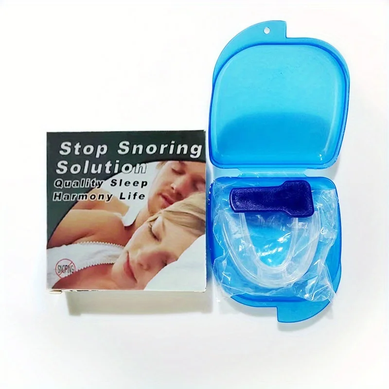 Anti Snoring Devices, Mouth Guard For Clenching Teeth At Night, Teeth Cover, Creative Sleeping Aid,Jaw Forward To Open Airway ﻿