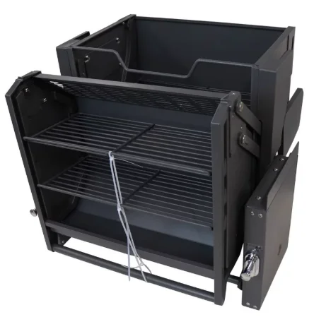 Hanging cabinet lift basket  Refrigerator Snacks Kitchen cabinet pull basket