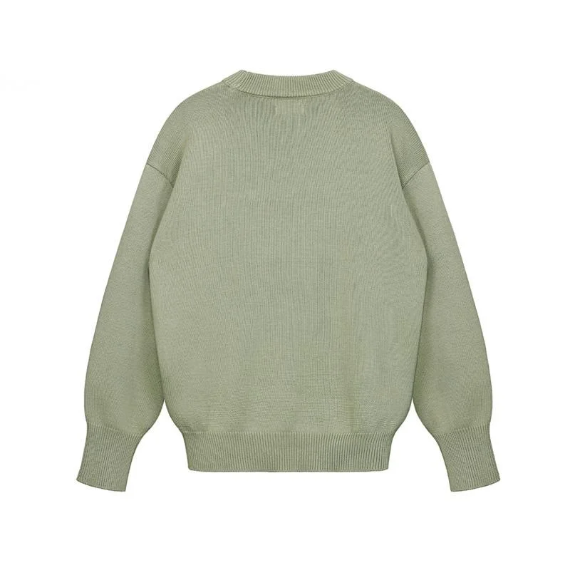 HKSH Spring Autumn New Men Tide Punk Handmade Crochet 3D Sweater Niche Valley Youth Design Vintage Avant-Garde Pullover HK18849