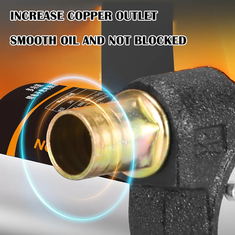 24V Lithium Electric Fuel Transfer Pump Rechargeable Household Small Auto Refueling Pump