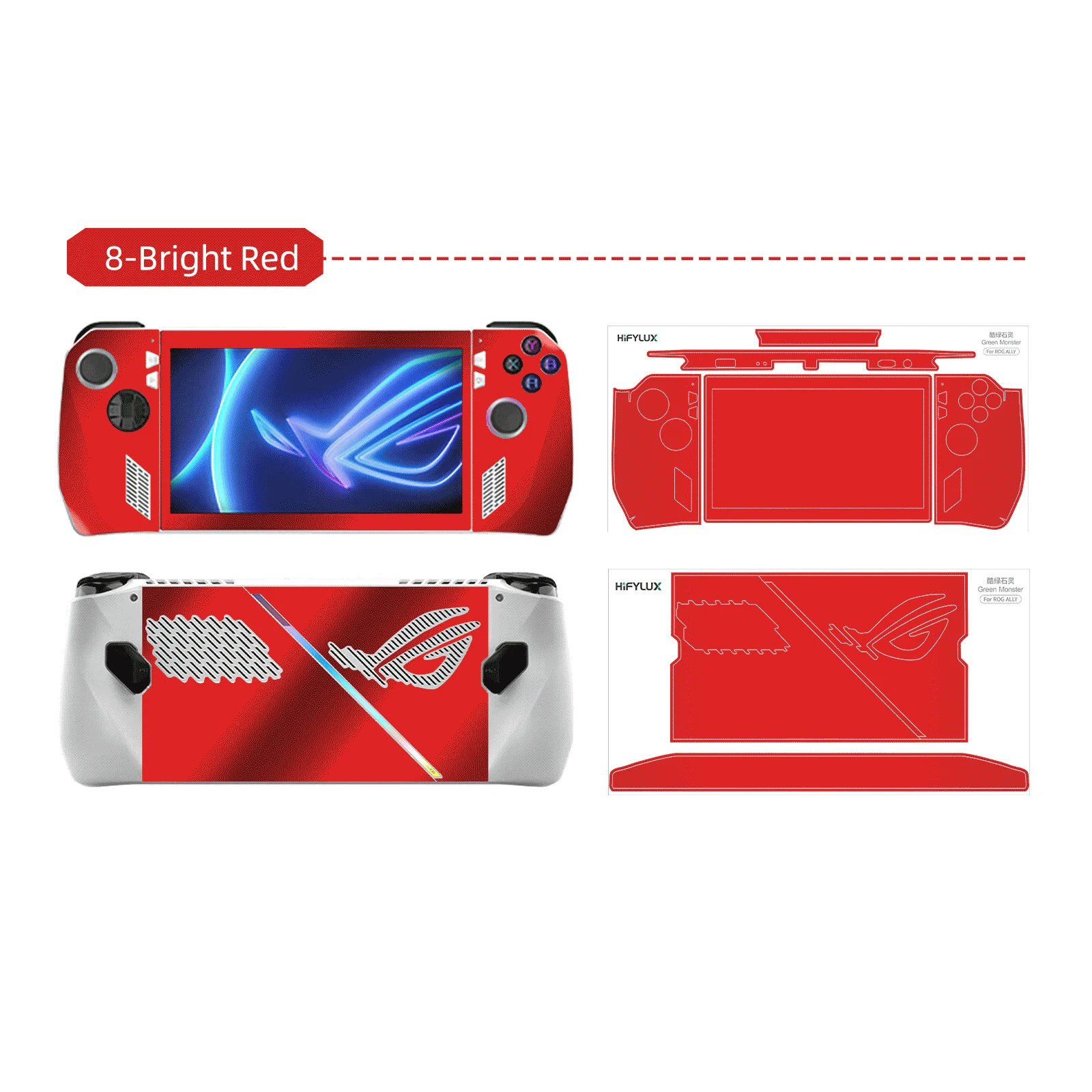 Suitable for ROG Ally Colorful Gaming Stickers Scratch Protection Accessories