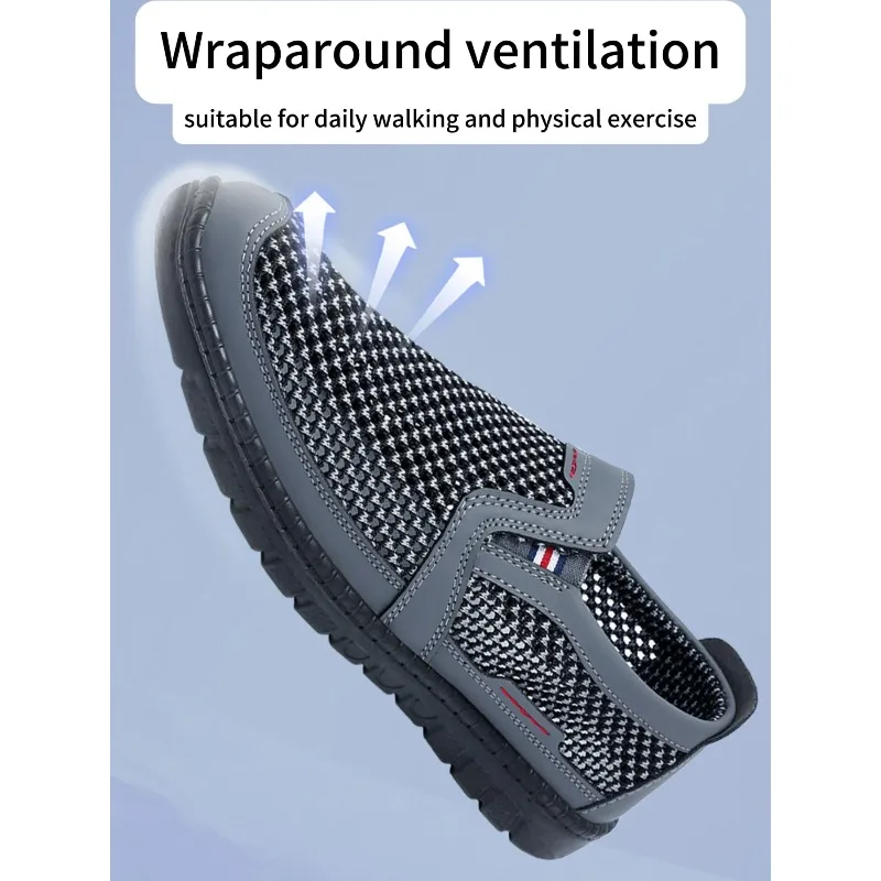 Casual sneakers designer shoes Men's sneakers Multi-faceted ventilation holes deodorizing without covering the feet