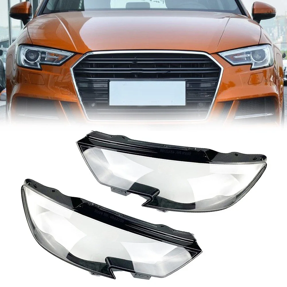 

Headlights Shell For Audi A3 S3 2017 2018 2019 2020 Headlights Lens Cover Transparent Lampshade Clear Car Headlamp Cover