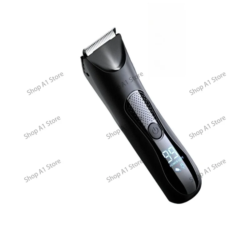 Men's private scissors can be used all over the body. Hair remover, electric shaver, shaver, digital display, pubic hair