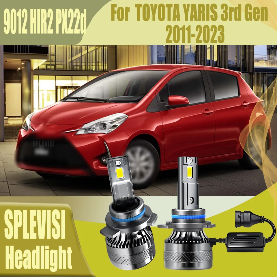 

Светодиодные фары с автоматическими лампами со встроенным декодером 20000LM для TOYOTA YARIS 3-го поколения 2011 2012 2013 2014 2015 2016 2017 2018-2023