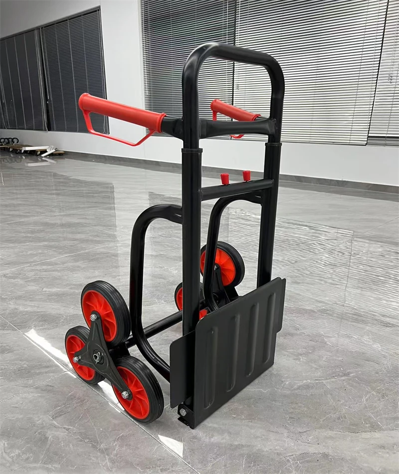 Loading 150kg Stair Climbing Trolley Dolly Climber Hand Truck Cart