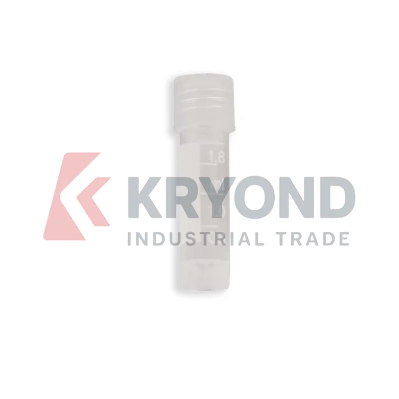 20pcs 1.8ml Cryovial Round Bottom Screw Cap Laboratory Cryogenic Storage Container Freezing Tube Research Use Pack Series Set