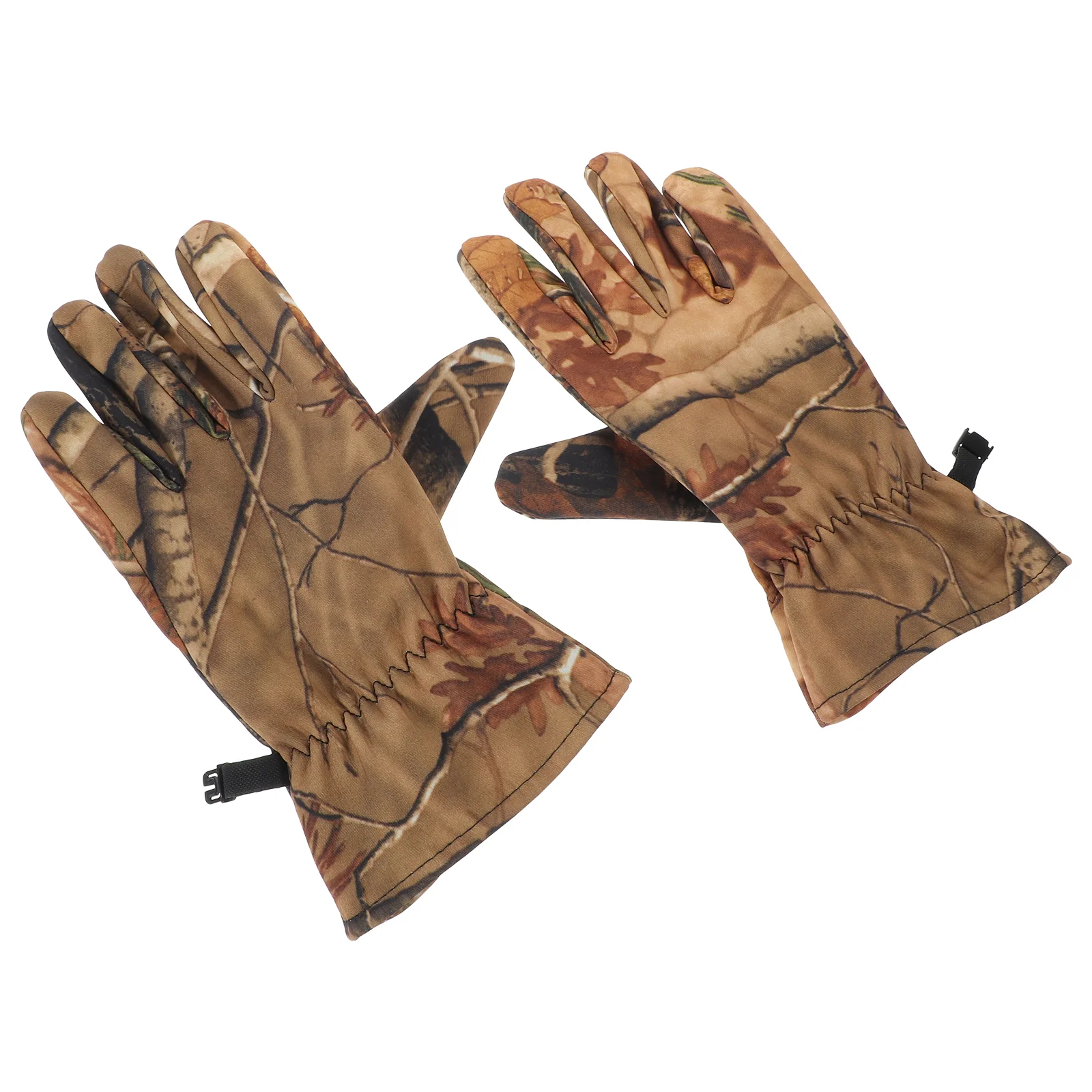 Windproof Hunting Gloves Man Winter Warm Polar Fleece Camo Full Finger