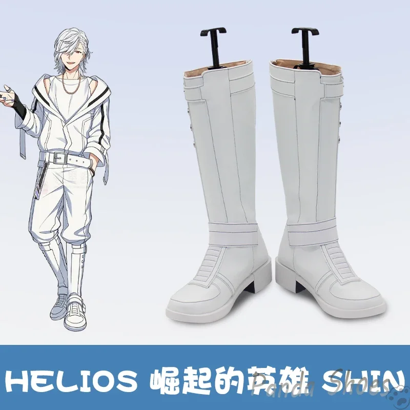 

Игра HELIOS Rising Heroes Shin Косплей Обувь Аниме Игра Cos Comic Косплей Костюм Опора Обувь для Con Halloween Party