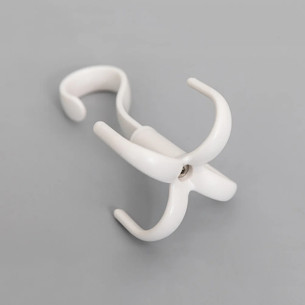 3 قطعة 360 درجة الدورية السنانير شماعات 4 السنانير خزانة المنظم لربطات العلاقات والأوشحة أحزمة أكياس اكسسوارات الدورية شماعات هوك #3