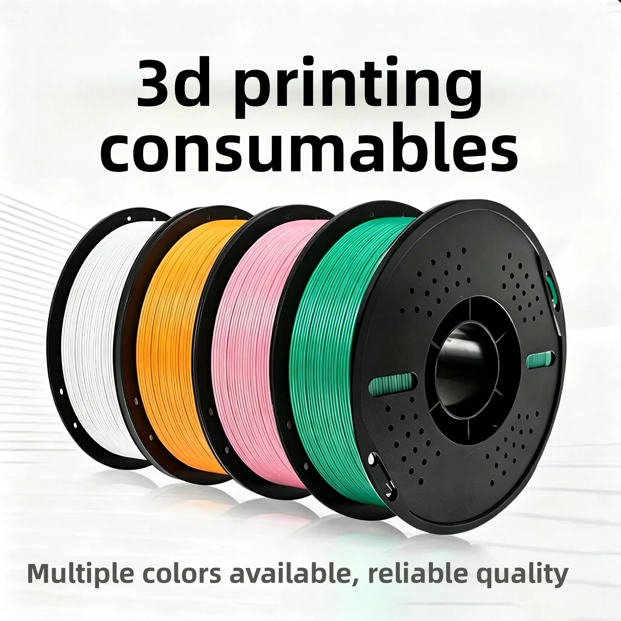 Basic PETG 3D Printer Filament, Neatly Wound Wire, High Toughness, Break Resistant & No Clogging FDM Printing Consumables