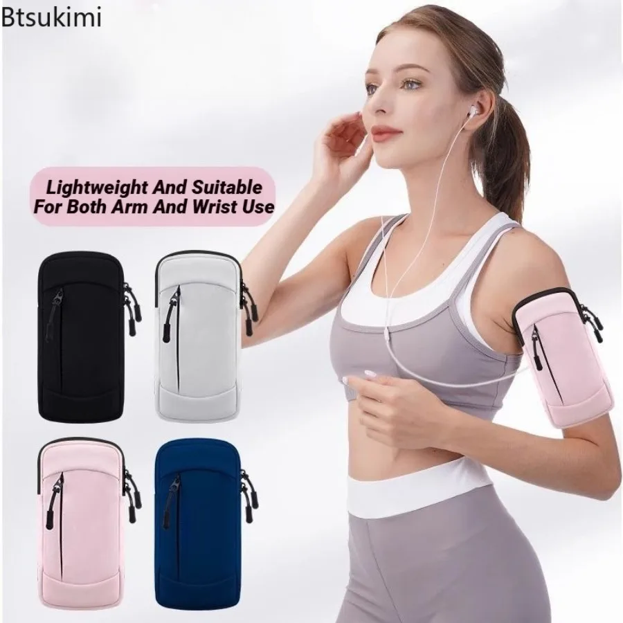 Running Armband Bag Phone Holder Case Universal Sport Arm Pouch Adjust Mobile Waterproof Multi-Sport for Outdoor Cycling Gym Bag