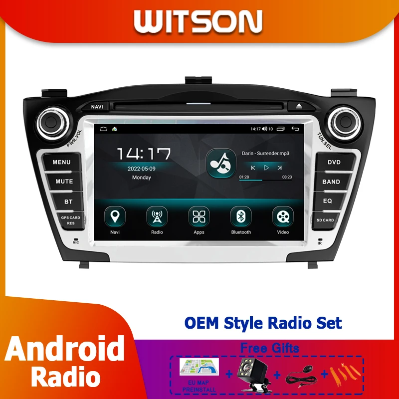 

7" Android Car Radio Multimedia Stereo GPS CarPlay Player For Hyundai Tucson 2 LM IX35 2009-2015