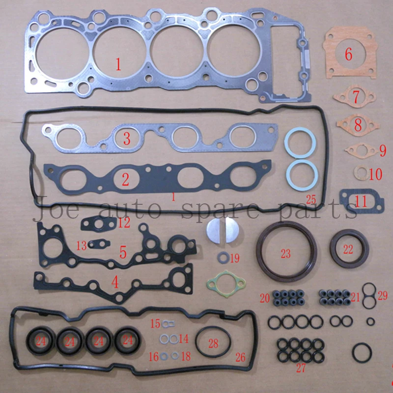 2TZ 2TZFE Engine complete Full gasket set kit for Toyota ESTIMA PREVIA 2.4L 2438CC 1990-2000 04111-76071 50136900 S80989-00