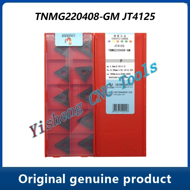 

JXTC Cutting Tools TNMG220404-GM/220408-GM/220412-GM JT4135/3225/3115/3215/4225/4215/4245/4235/4340/1025/1225/4025/4125