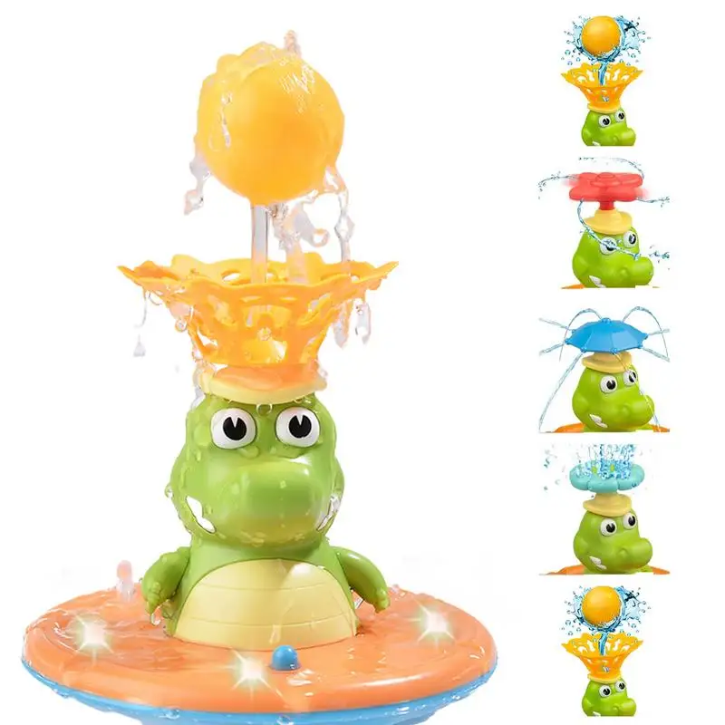 

Crocodile Bath Toys Light Up Baby Bath Toys Baby Toys Alligator Electric Crocodile Light Up Water Spraying Baby Bathtub Toy Kids