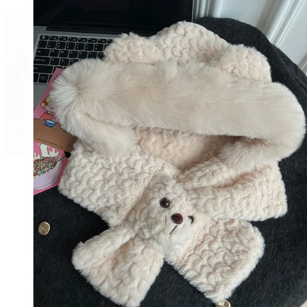 

Новые защитные шапки с милым медведем, утолщенная ветрозащитная пуловерная шапка, зимняя теплая зимняя теплая шапка для езды на велосипеде, катания на лыжах