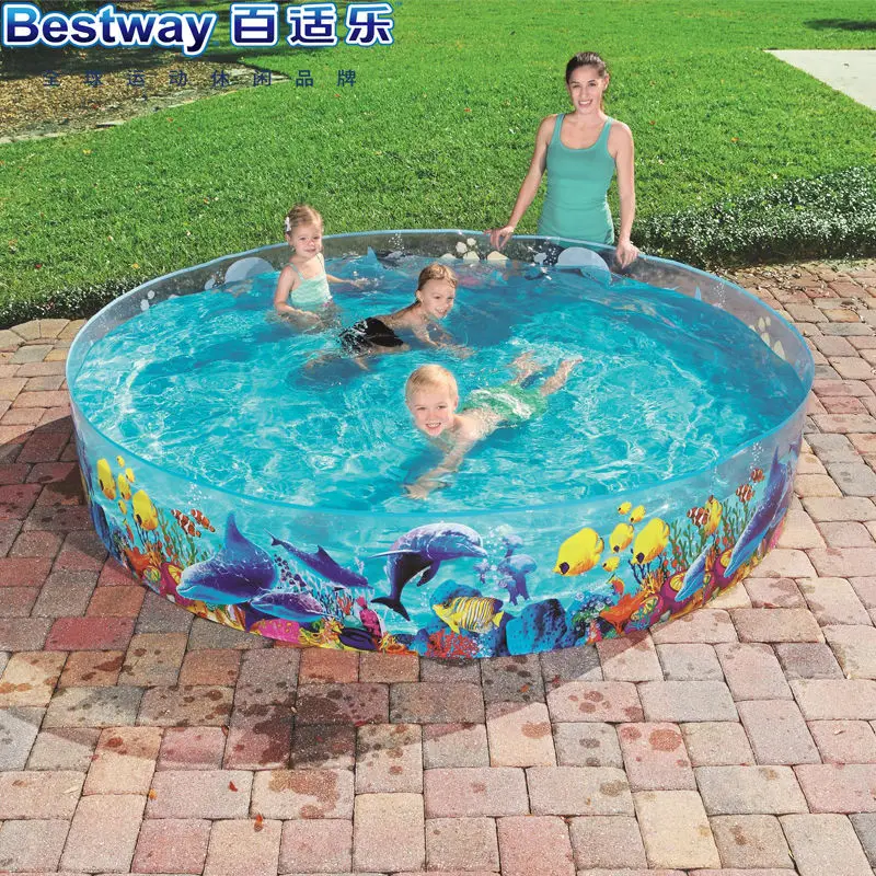 

Children's inflatable swimming pool pet dog paddling pool reservoir plus size fish pond children bathing and playing pool