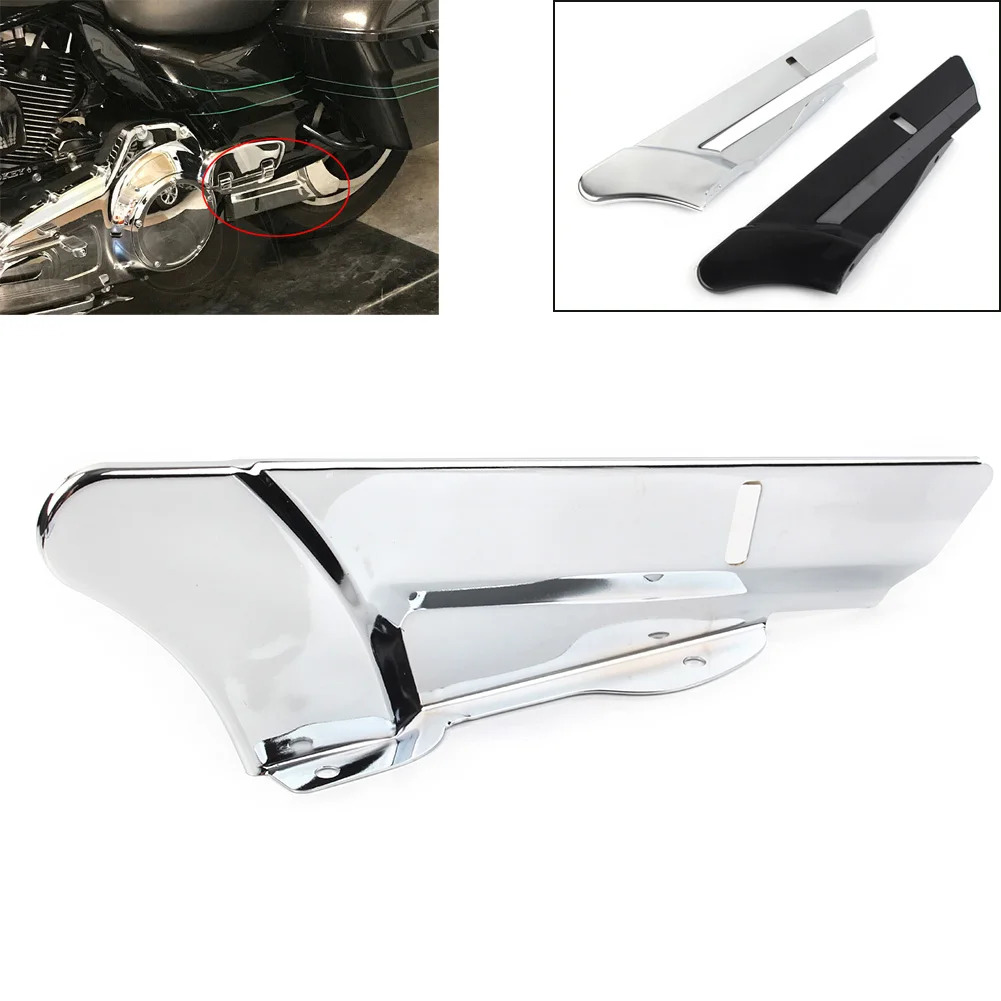 Motorbike CNC Lower Belt Guard Cover For Harley-Davidson Electra Street Road Glide King FLHTK FLHX FLHR FLTR 2009-2017