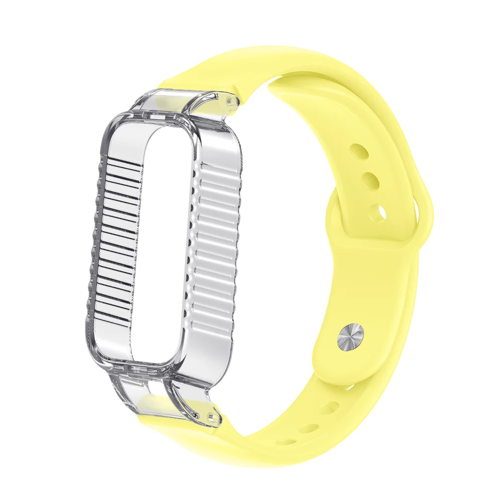 

Watch Strap with Reverse-buckle & Protective Case For Redmi Band 2/3 Quick Release Adjustable Silicone Smart Wristband Unisex