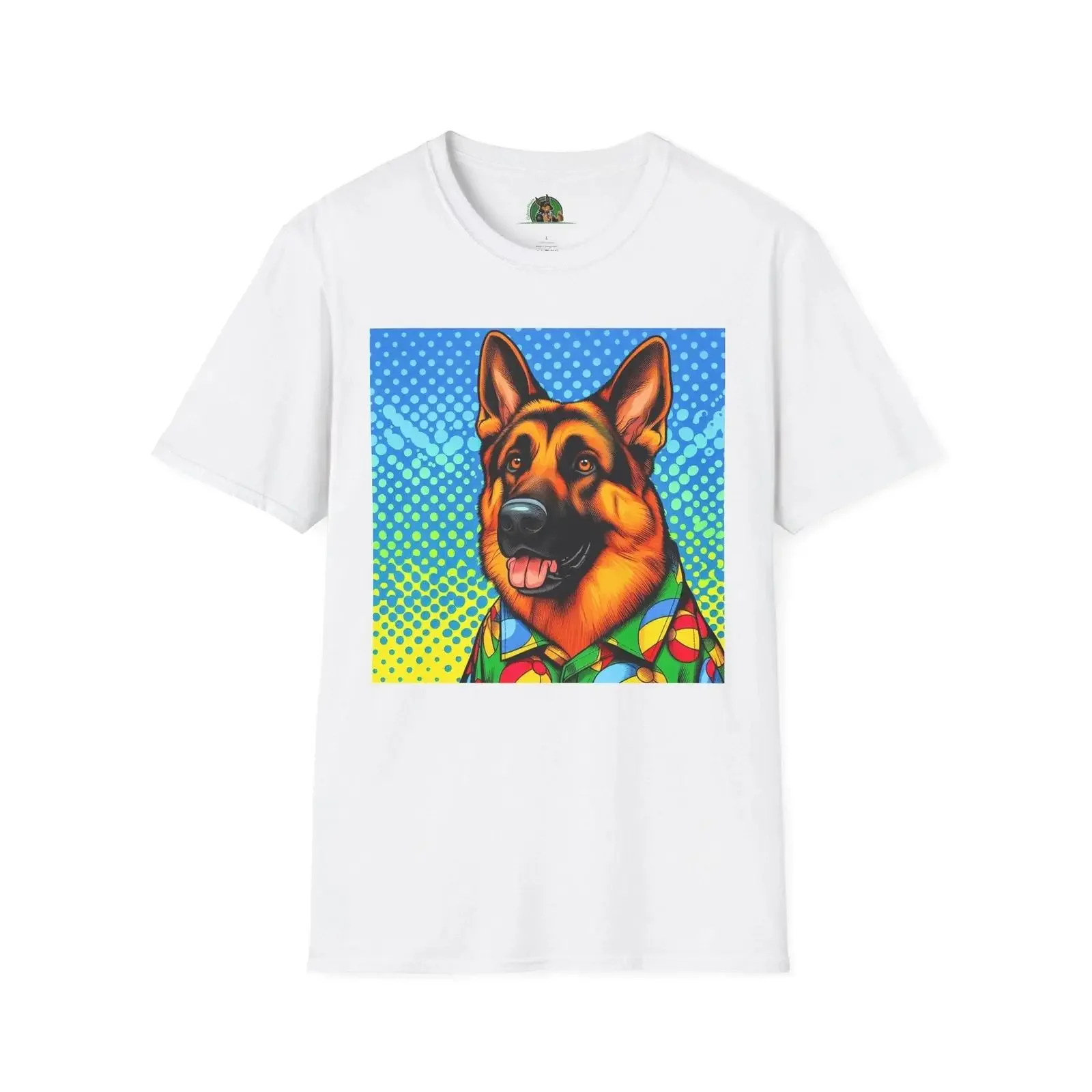 German Shepherd T Shirt Dog Lover Animal Pet Owner Top vintage Washed designer clothes Versatile fashion Unisex