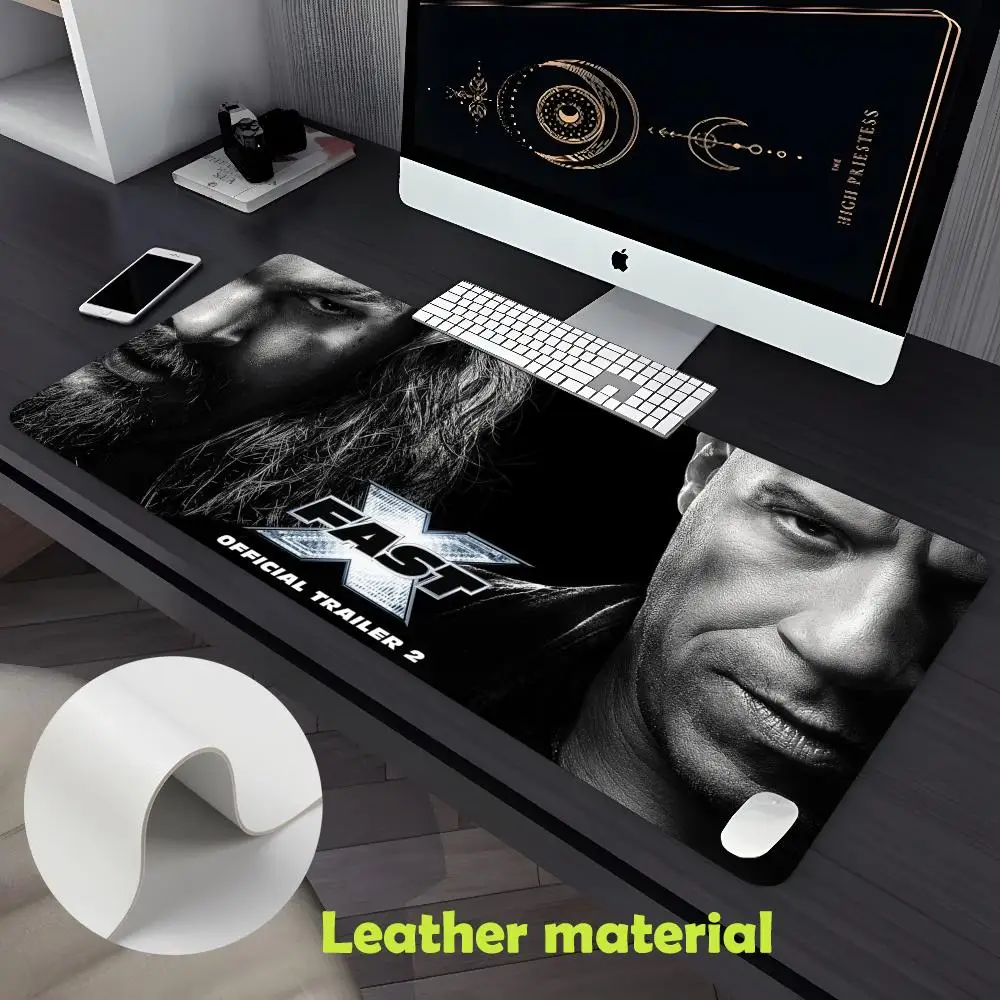 Fast Furious Mouse Pad Large Gaming Pad XXL Desk Mat Non Slip Double Sided PU Game Mouse Computer Leather Keyboard Mat