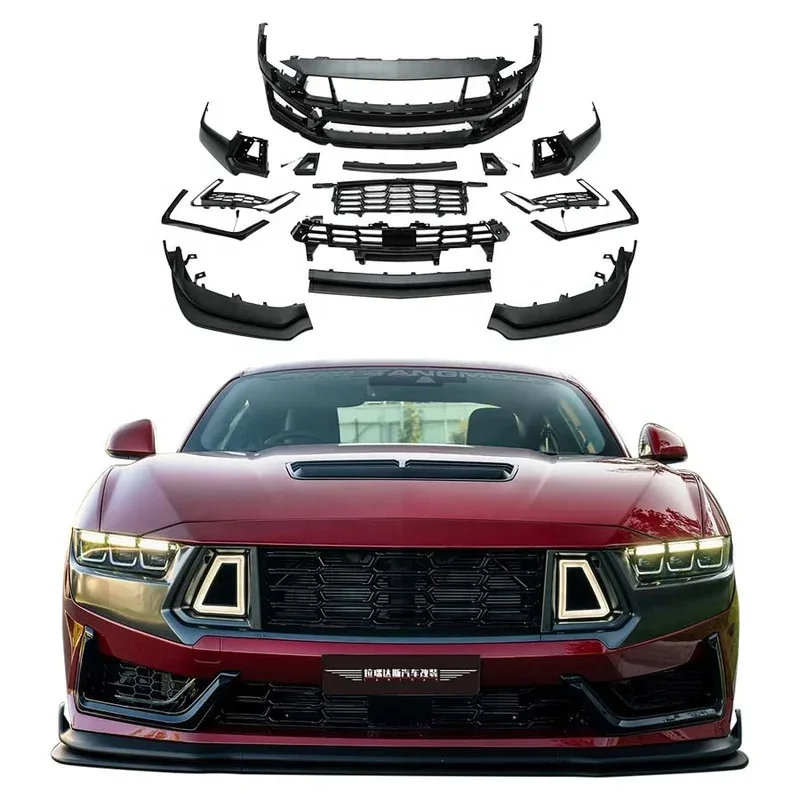 

Dark Horse Style LED Light Front Bumper for Mustang Body Kits with New Condition and Fog Light Cut-Outs