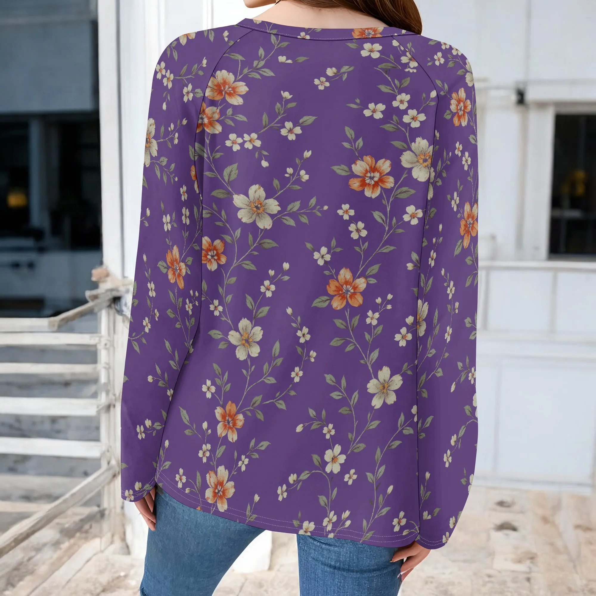 Women Boho Blouses Dressy Casual Long Sleeve Fall Tops Pleated Loose Fit Tunic Blouses T Shirts 2025 Trendy Clothes