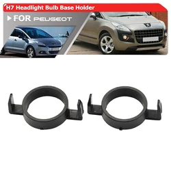 H7 LED Headlight Bulbs Base Holders For Peugeot 208 508 2008 3008 5008 I MK1 Dipped Main Headlamp Clip Bracket Adapters Retainer