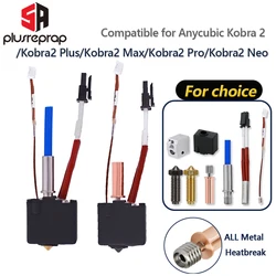 Kit Hotend pour Kobra 2 Max Pro Plus Neo, buse en acier trempé, briseur thermique bimétallique, thermistance chauffante