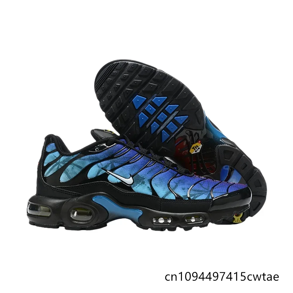 

Nike Original Air Max Plus Tn Kids Light Comfortable Anti-slip Wear-resistant Air Cushion Sports Running Shoes (navy Blue)