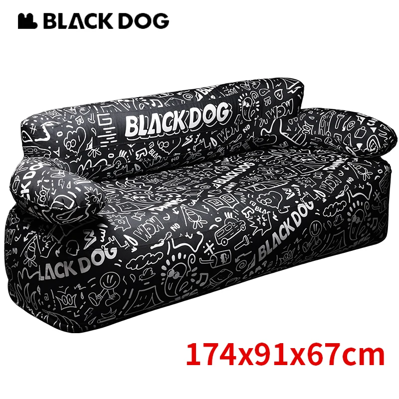 

Naturehike BLACKDOG Outdoor Inflatable Sofa Leisure Folding Portable Lazy Air Sofa Built-in Pump Double 2 Person Chair Sofa