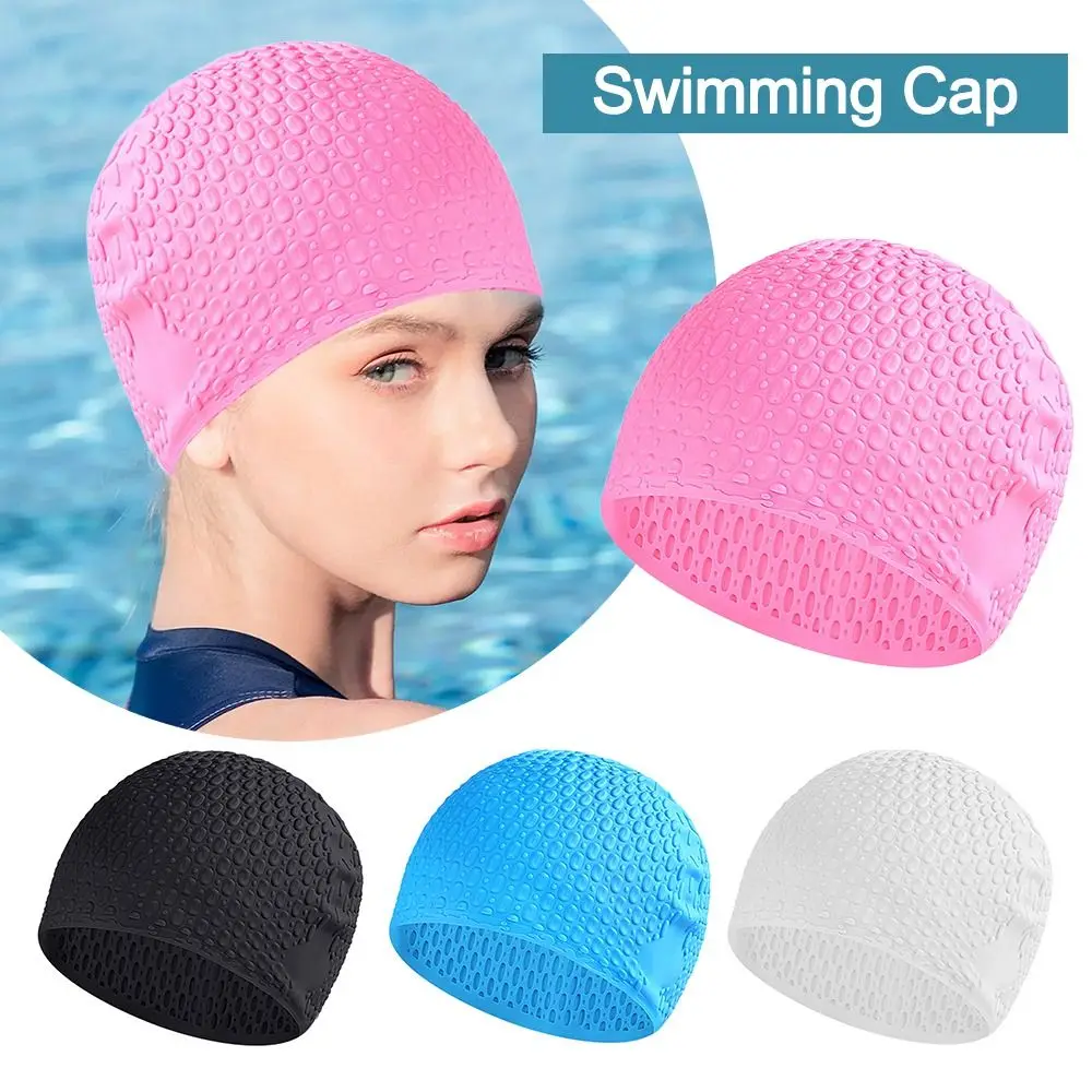 Silicone Swimming Cap Replacement Waterproof Ultra Thin Bathing Hat Durable Shower Caps