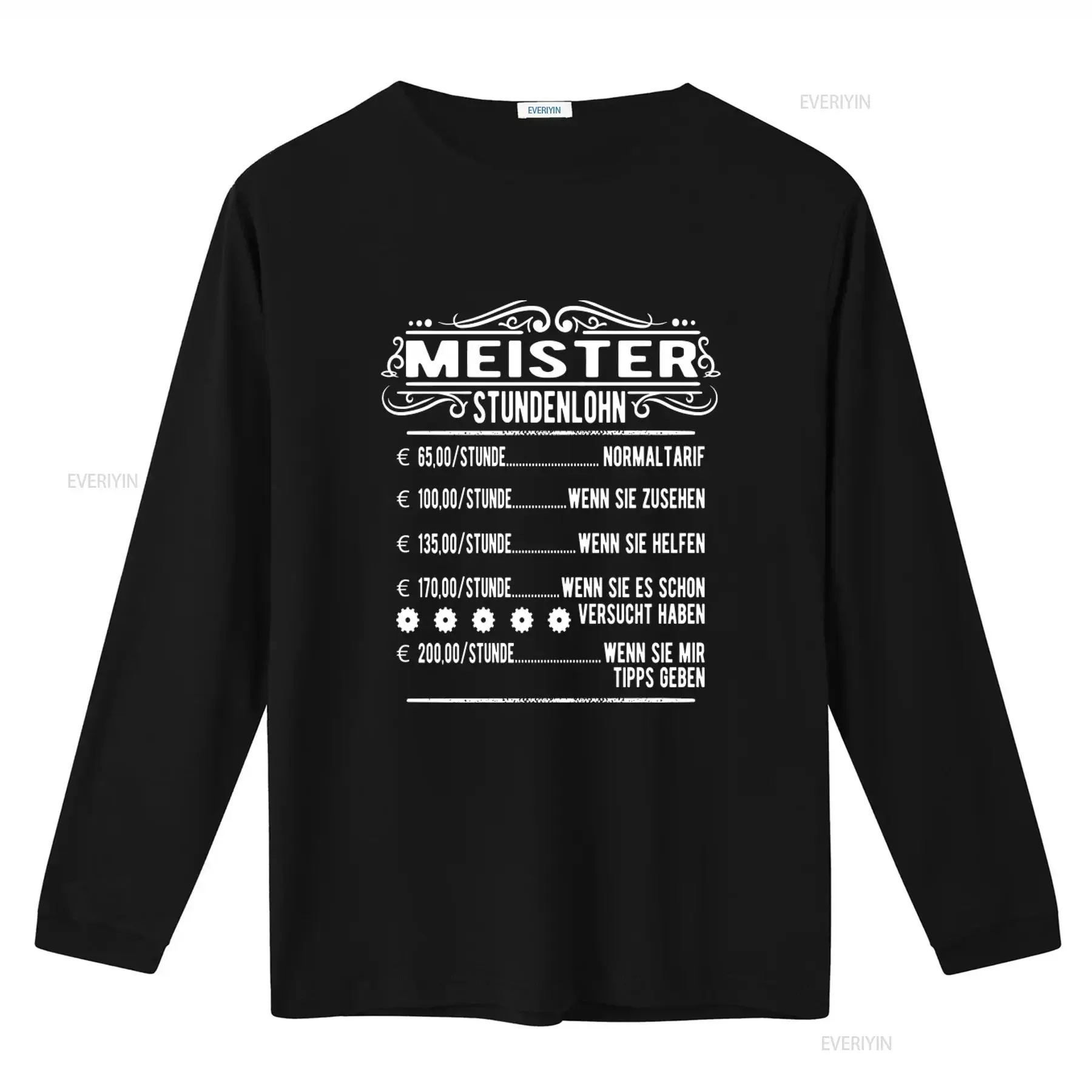 T Shirt Meister Stundenlohn Craftsman Final Exam Sayings Ideas Premium vintage Washed fashion homme Versatile Breathable Unisex