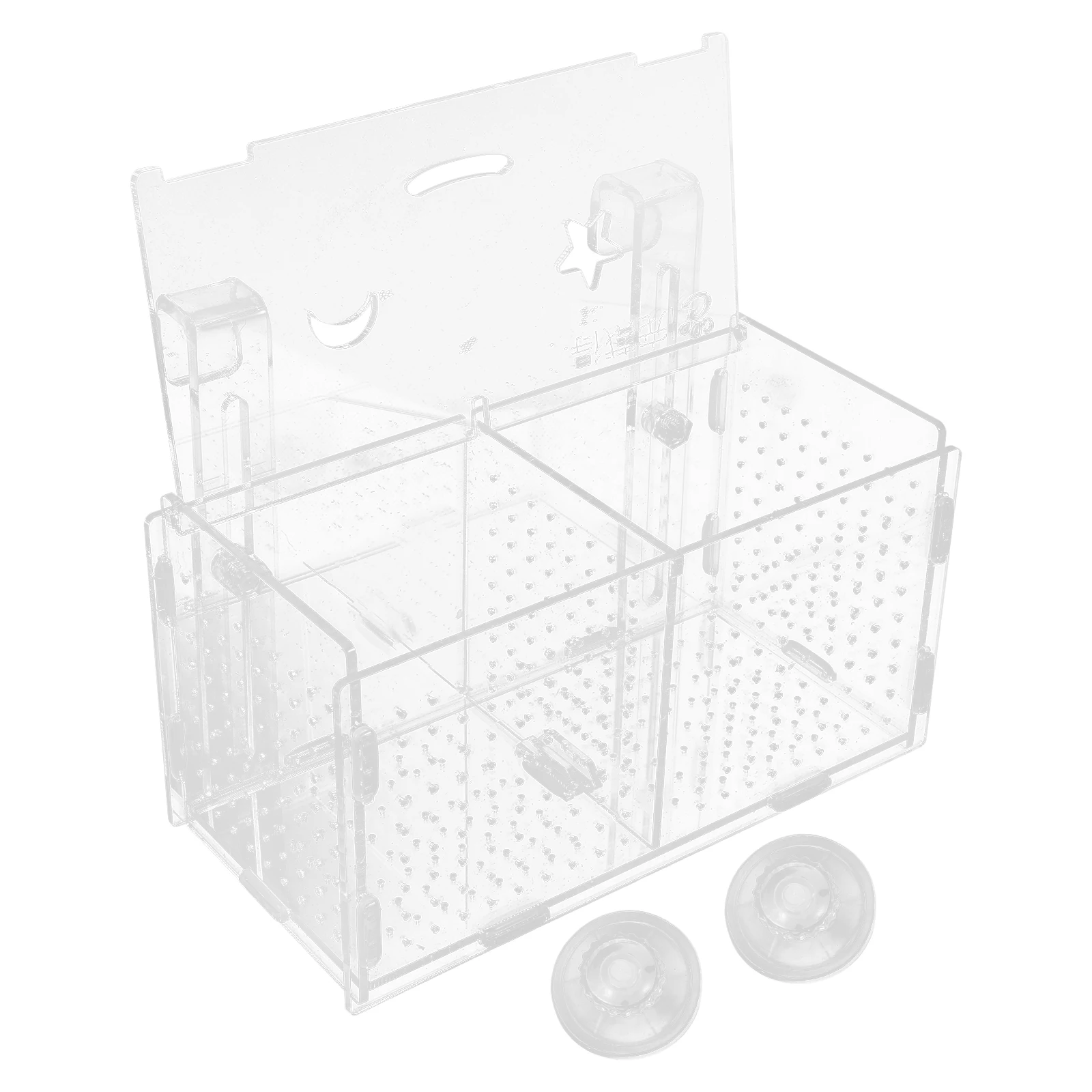 

1 Set Acrylic Aquarium Isolation Tank Hatchery Incubator Holding Container Fish Breeding Boxes Aquarium Breeding Isolation Box
