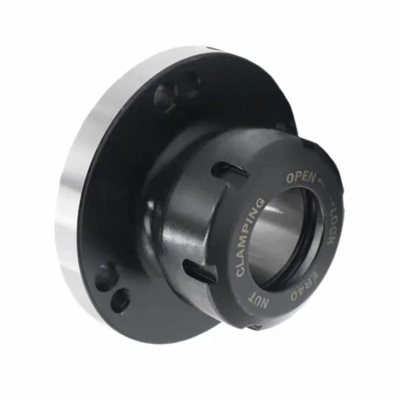 Imagem -04 - Cnc Pinça Fixação para Acessórios Cnc Mini Flange do Eixo Quatro Eixos Torno Chuck Er16 Er25 Er32 Er40 Er50 100 mm 80 mm