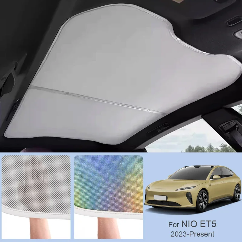 

Colorful Ice Nano Heat Insulation Sunshade Cover for NIO ET5 2023-Present, Anti-UV Sunroof Accessory