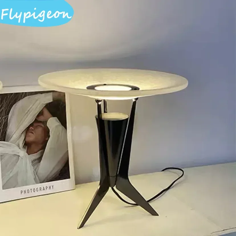 

Nordic Minimalist Glass Desk Lamps Luxury Design Table Lights Office Bedroom Hotel Living Room Bedside Reading Night Lights