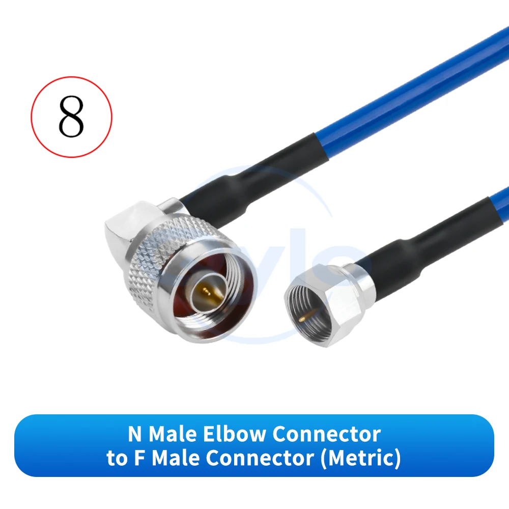 

(1 pcs) N-to-F RF Test Cable RG142-PUR High Flex Cable N-to-F Signal Extension Cable N to F Cable
