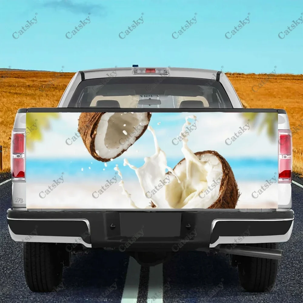 coconut Car stickers car tail packaging stickers modified painting custom pattern truck pain car decoration stickers decals