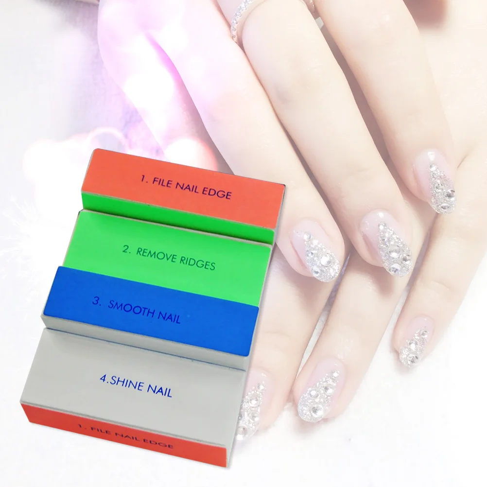 

12pcs Nail Art Buffer File Block Dead Skin Remover Sponge Sanding Buffing Nail File Polish Tools Nail Manicure Pedicure