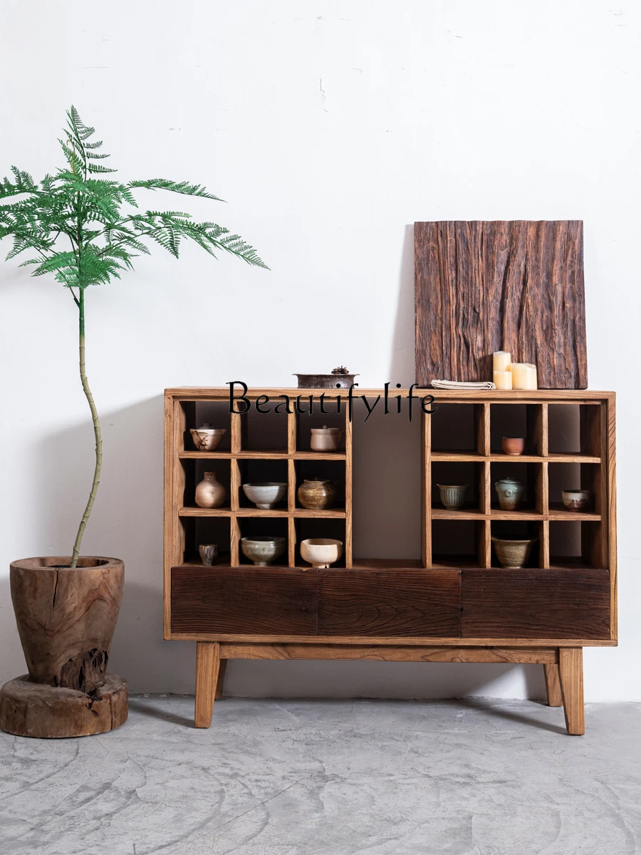 

Silent Wind Storage Solid Wood Sideboard Wall Display Cabinet