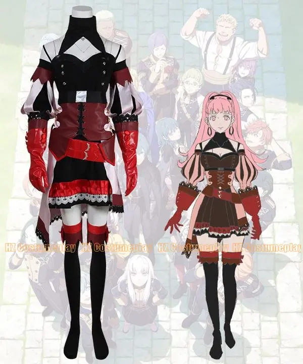 Fire Emblem Three Houses 5 Years Hilda Timeskip Cosplay Costume fire emblem three houses dress costume custom made