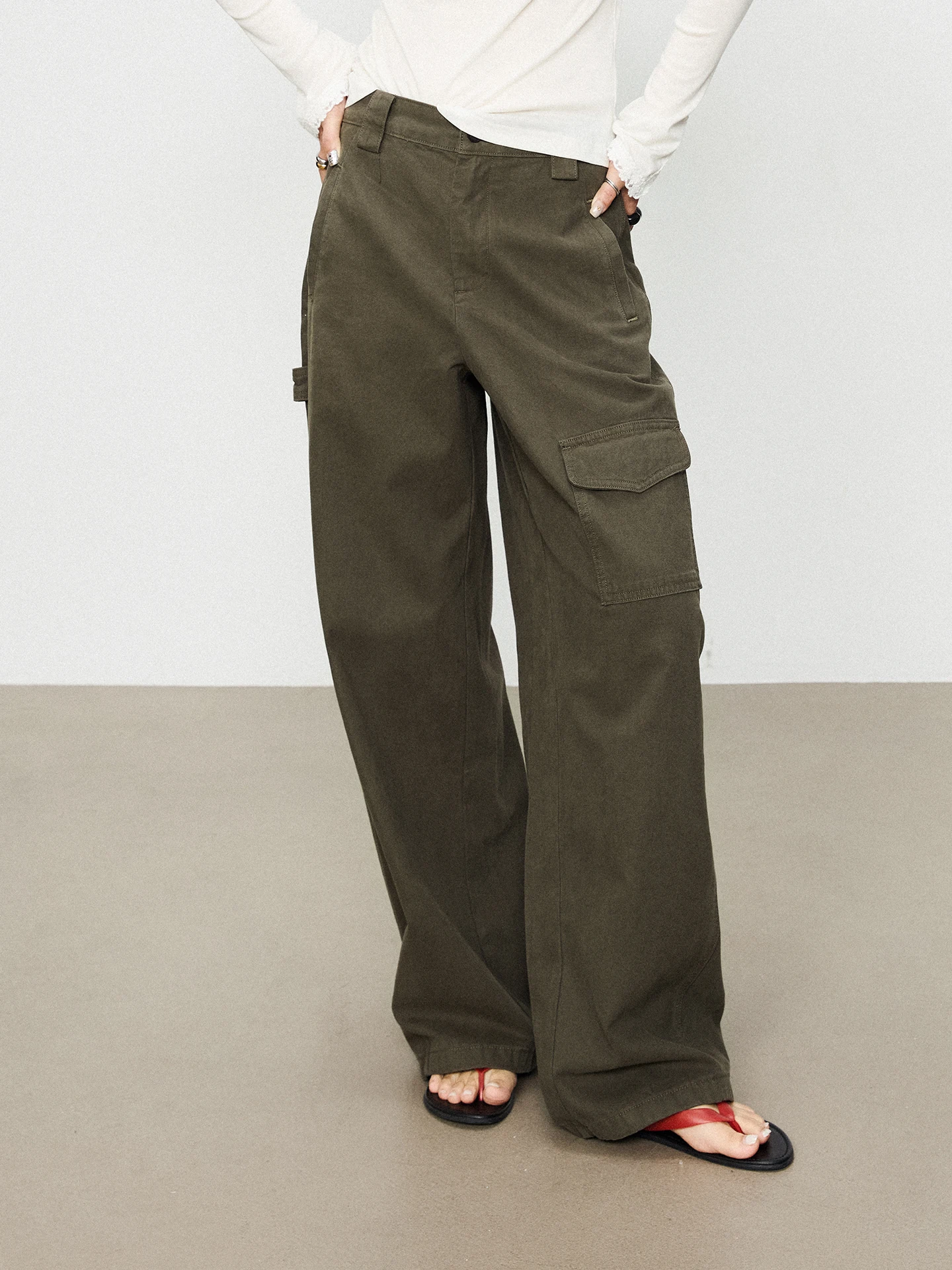 

Рабочие брюки в американском стиле, женские повседневные хлопковые джинсы с изогнутым боковым швом, свободные брюки в стиле ретро, весенний сезон