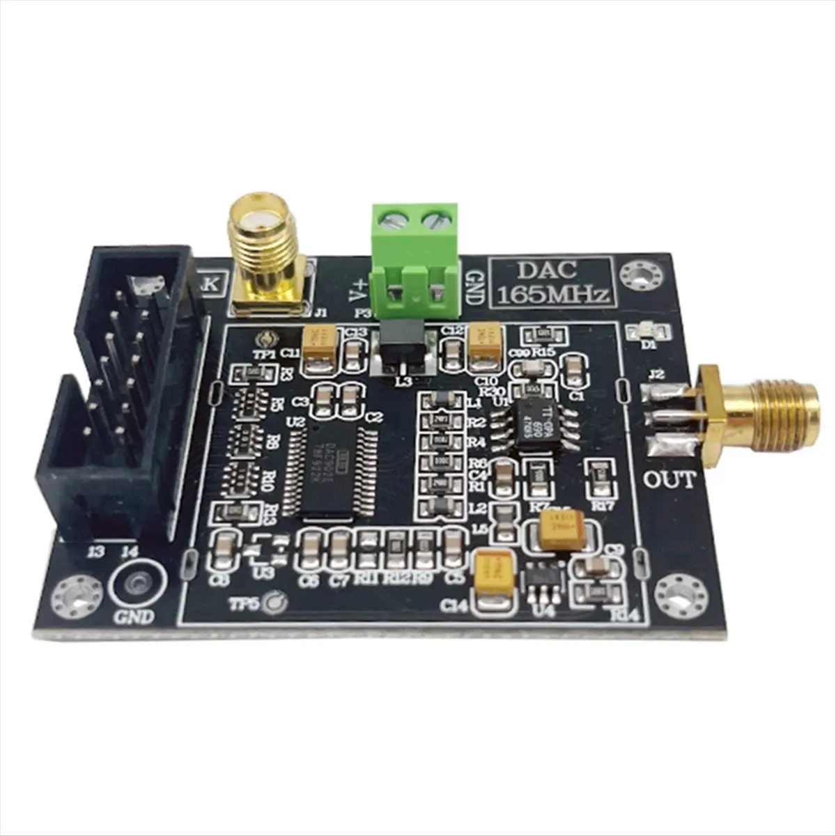 DAC902 Module High Speed Digital to Analog Conversion Module High SFDR 12 Bit 165 MSPS Low Power Adjustable Range
