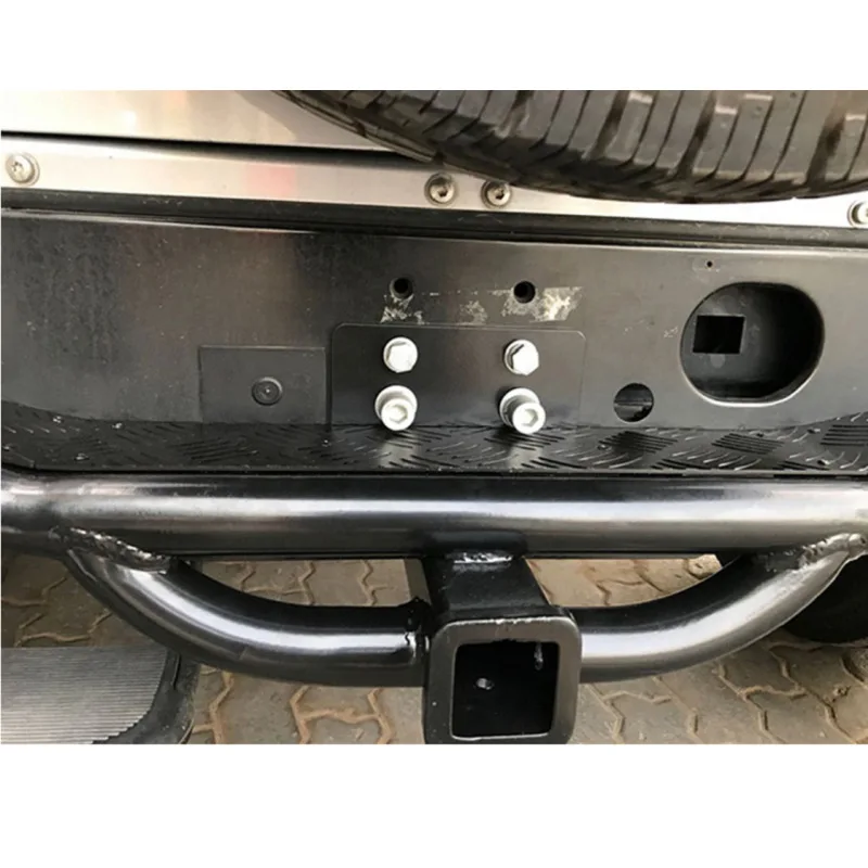 

4x4 Steel Rear Bumper Defender 110 90 Accessories Off-Road Rear Bumper