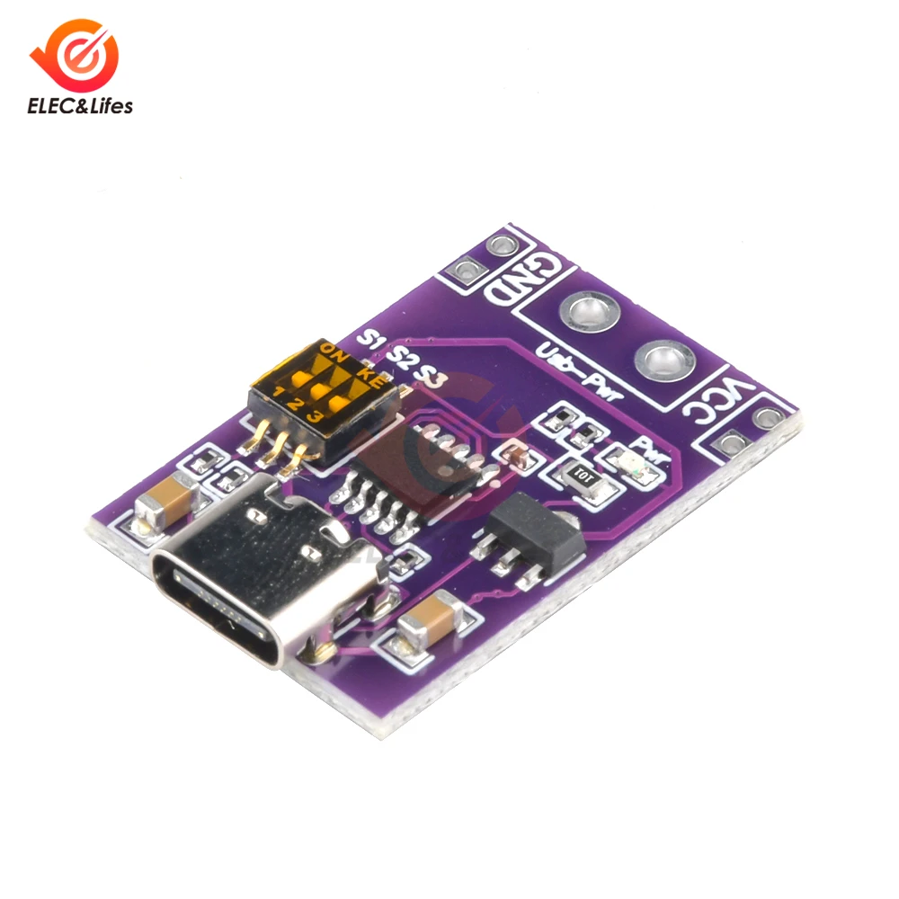 Type-C QC AFC PD2.0 PD3.0 to DC Spoof Scam Fast Charge Trigger Polling Detector USB-PD Notebook Power Supply Change Board Module