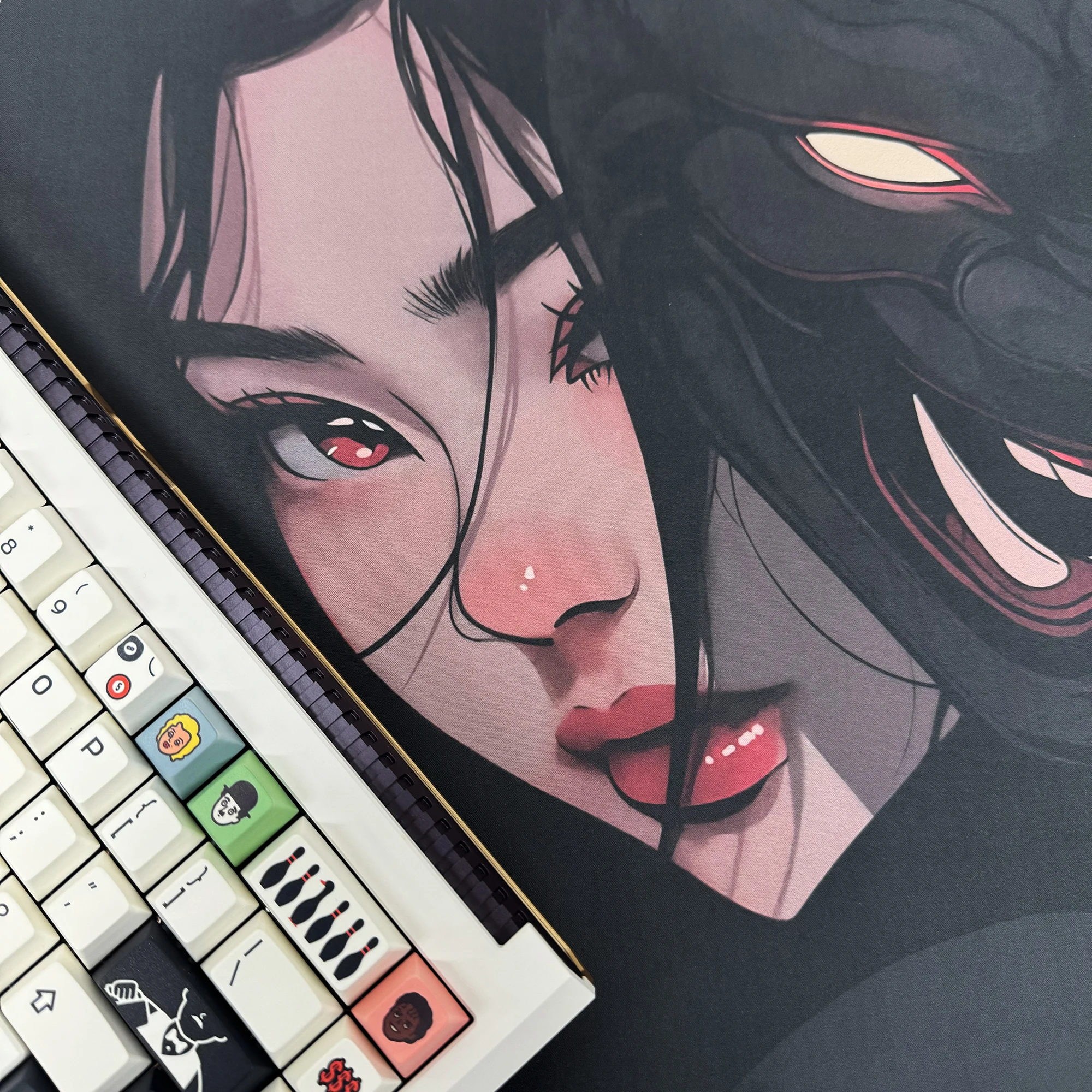 45x40 см игровой коврик для мыши с ультратонкой поверхностью, маска для девочек, скоростной коврик для мыши, геймерский коврик для киберспорта, игровой профессиональный настольный коврик премиум-класса